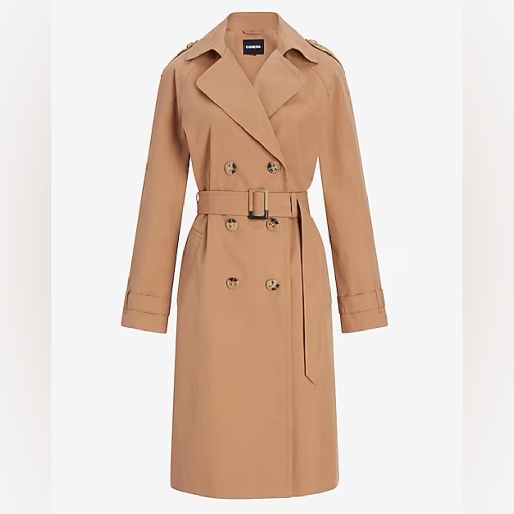 Express Khaki Women’s Trench Coat NWT